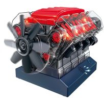 EXPLORE SCIENCE Build & Play V8 Model Engine, 88-90162