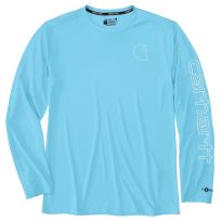 Carhartt Men's FORCE® Sun Defender™ Lightweight Long-Sleeve Logo Graphic T-Shirt