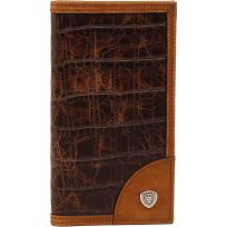 Ariat® Faux Croc Rodeo Wallet, A3523402