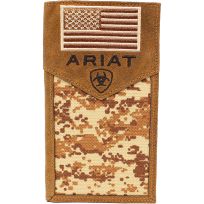 Ariat® Embroidered USA Flag Wallet, A3536444