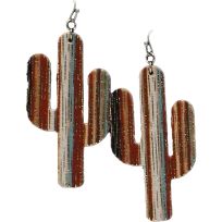 SILVER STRIKE Cactus Earrings, D4600105