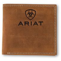 Ariat® Logo and Shield Bifold Wallet, A3548244