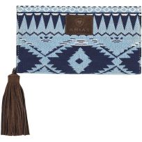 Ariat® Suede Fringe Tassel Clutch Wallet, A770009202