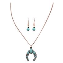 SILVER STRIKE Patina & Turquoise Earring Set, DNE0736PCTQ