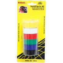 Toolcache REGAL® Electric Tape Set, 6-Pack, 19025
