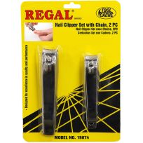 Toolcache REGAL® Nail Clipper with Chain, 2-Piece, 19874