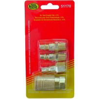 Toolcache Air Tool Coupler Set, 4-Piece, 51170