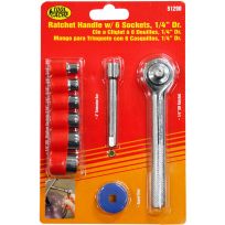 Toolcache 1/4" Drive Socket Set, Sae, 51290