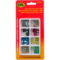 Toolcache Mini Automotive Fuse Set, 32-Piece, 51317