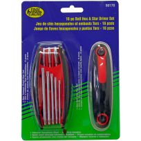 Toolcache Ball Hex & Star Driver Set, 16-Piece, 56170