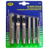 Toolcache Hollow Punch Set, 6-Piece, 56191