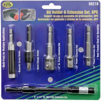 Toolcache Bit Holder & Extension Set, 6-Piece, 56218