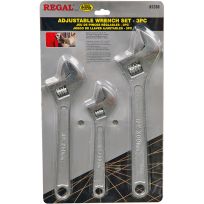 Toolcache REGAL® Adjustable Wrench Set, 3-Piece, 67260