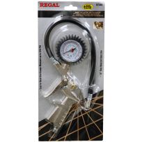 Toolcache REGAL® Tire Inflator with Gauge, 67346