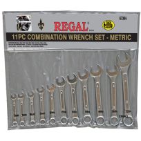Toolcache REGAL® Metric Combination Wrench Set, 11-Piece, 67364