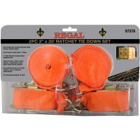 Toolcache REGAL® Ratchet Tie Down Set, 2-Piece, 67376