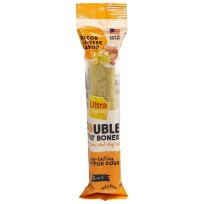 Ultra Chewy® Double Treat Bones, Bacon & Cheese, 1-Count, 7965, 2.8 OZ