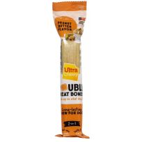Ultra Chewy® Double Treat Bones, Peanut Butter, 1-Count, 7989, 2.8 OZ