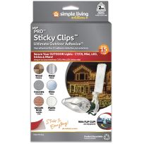 Simple Living Solutions Max Pro™ Sticky Clips, 15-Count, 734015