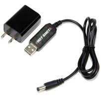 HOT SHOT® USB Charger U.S. Plug, RUSBHSUS, Black