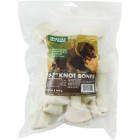 Masters Best Friend 6-7" Rawhide Knot Bones, 6-Pack, 06-006254