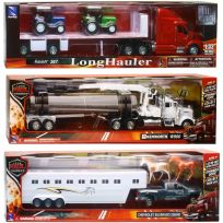 New Ray Long Haul Series Die Cast Hauler, Assorted, AS-10283