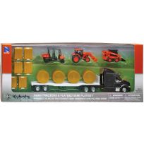 New Ray Kubota Farm Vehicle Play Set, SS-33363A