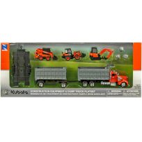 New Ray Kubota Construction Vehicle Play Set, SS-33373A