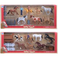 New Ray Valley Ranch Large Horse Accessory Set, SS-37525