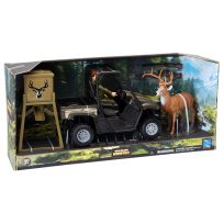 New Ray Wildlife Hunter Deer Feeder Play Set, SS-76496C