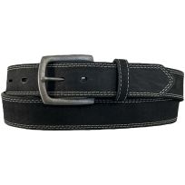 Twisted X Double Stitching Leather Belt