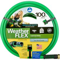 SWAN® WeatherFLEX® Medium Duty Garden Hose, CSNWF58100, 5/8 IN x 100 FT
