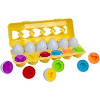 Play & Learn Shape Sorter Egg Carton, 50359