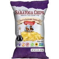 SARATOGA CHIPS™ Salt & Balsamic Kettle Chip, 50130, 8 OZ