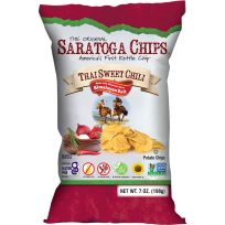 SARATOGA CHIPS™ Thai Sweet Chili Kettle Chip, 50165, 7 OZ