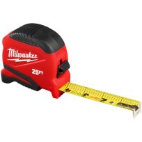 Milwaukee Tool Compact Tape Measure, 48-22-1725, 25 FT