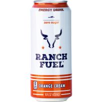RANCH FUEL® Energy Drink, Orange Cream, 008-50059-37403-0, 16 OZ