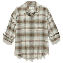 Threadgrit™ Women's Joanie Boyfriend Long Sleeve Shirt