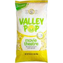 VALLEY POP® Movie Theater Flavor Popcorn, RTE16YE, 16 OZ Bag