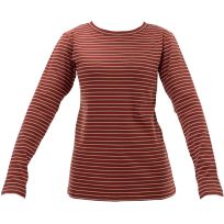 NOBLE OUTFITTERS™ Women's Tug-Free™ Long Sleeve Striped Crew