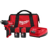 Milwaukee Tool M12™ Subcompact Brushless Drill / Driver Kit, 3401-22, 3/8 IN