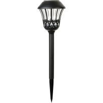 MOONRAYS® Solar Plastic Stake Light with Diamond Design, 26908, Black