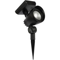 MOONRAYS® Solar Plastic Spotlight, 55 Lumens, 27291, Black