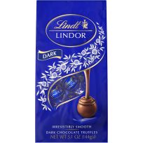 Lindt LINDOR Candy Truffles, Dark Chocolate, L002948, 5.1 OZ