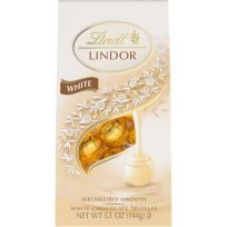 Lindt LINDOR Candy Truffles, White Chocolate, L002947, 5.1 OZ