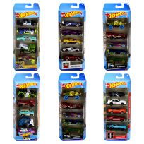 Hot Wheels® 1:64 Scale Cars, 5-Pack, Assorted (Style May Vary), 1806
