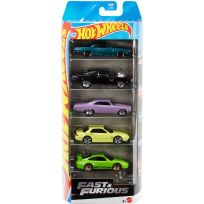 Hot Wheels® Fast & Furious 1:64 Scale Cars (Style May Vary), 5-Pack, JDR19
