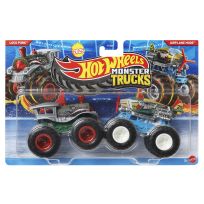 Hot Wheels® 1:64 Scale Monster Trucks, 2-Pack, Assorted (Style May Vary), FYJ64