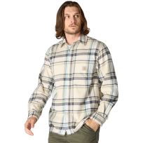 Carhartt Men's RUGGED FLEX® Relaxed Fit Mid-Weight Fla RELAXED FIT MID-WEIGHT FLANNEL LONG-SLEEVE PLAID SHIRT