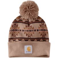 Carhartt Women's BETHANY YELLOWTAIL POM CUFFED BEANIE